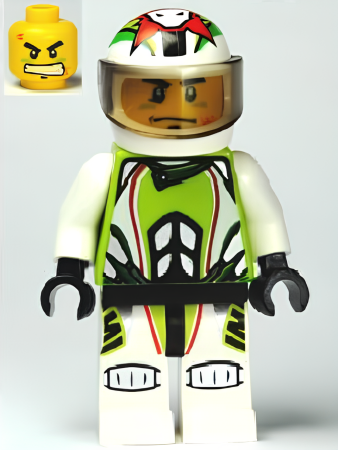 Минифигурка LEGO Team X-treme Daredevil 1 (REX-treme) - Standard Helmet wr022